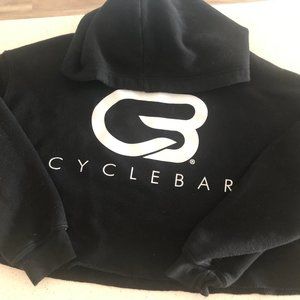 Black Cyclebar Cropped Hoodie